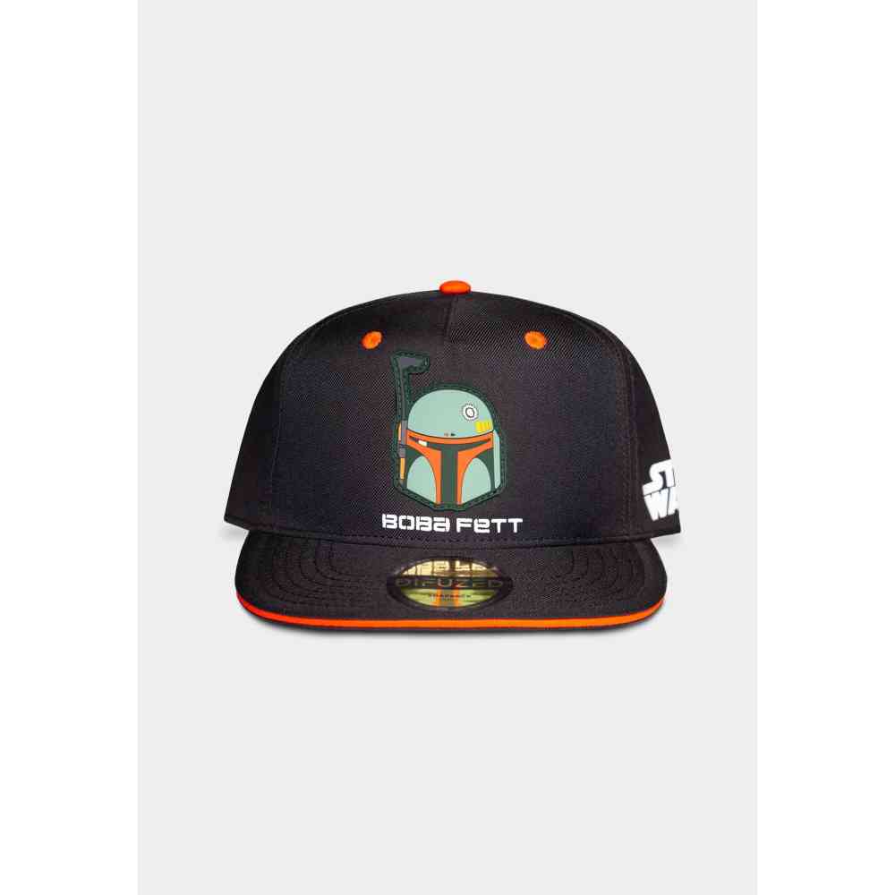 Disney,Star Wars - The Mandalorian Boba Fett Bounty Hunter Snapback pet kinderen - Zwart